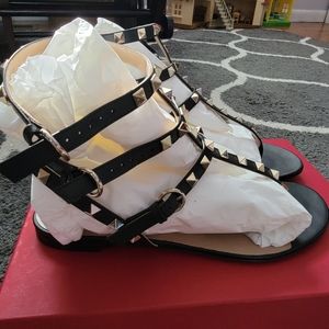 Valentino Garavani Caged Ankle Strap Sandals